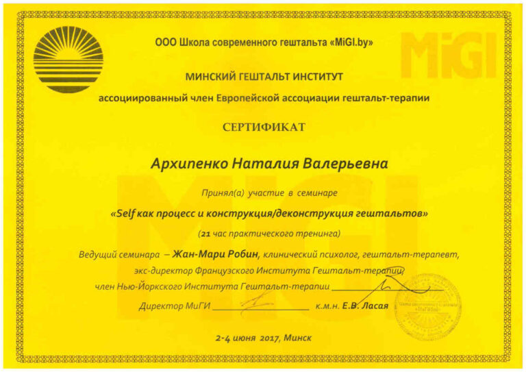 Self как процесс и консутрукция Ж-М Робин 2017