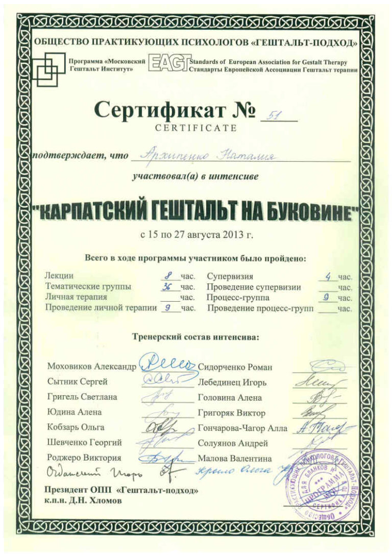 Интенсив 2013